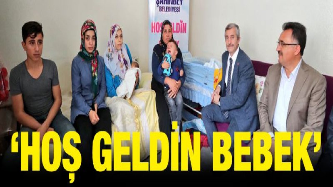 BAŞKAN TAHMAZOĞLU'NDAN 111.111'NCİ BEBEĞE HOŞGELDİN SÜRPRİZİ