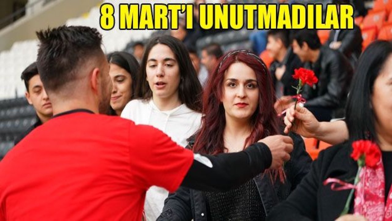 Kadın taraftarlara unutmadılar