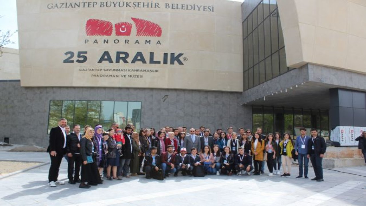 RTÜK çalıştayına katılacak öğrencilerden Gaziantep turu