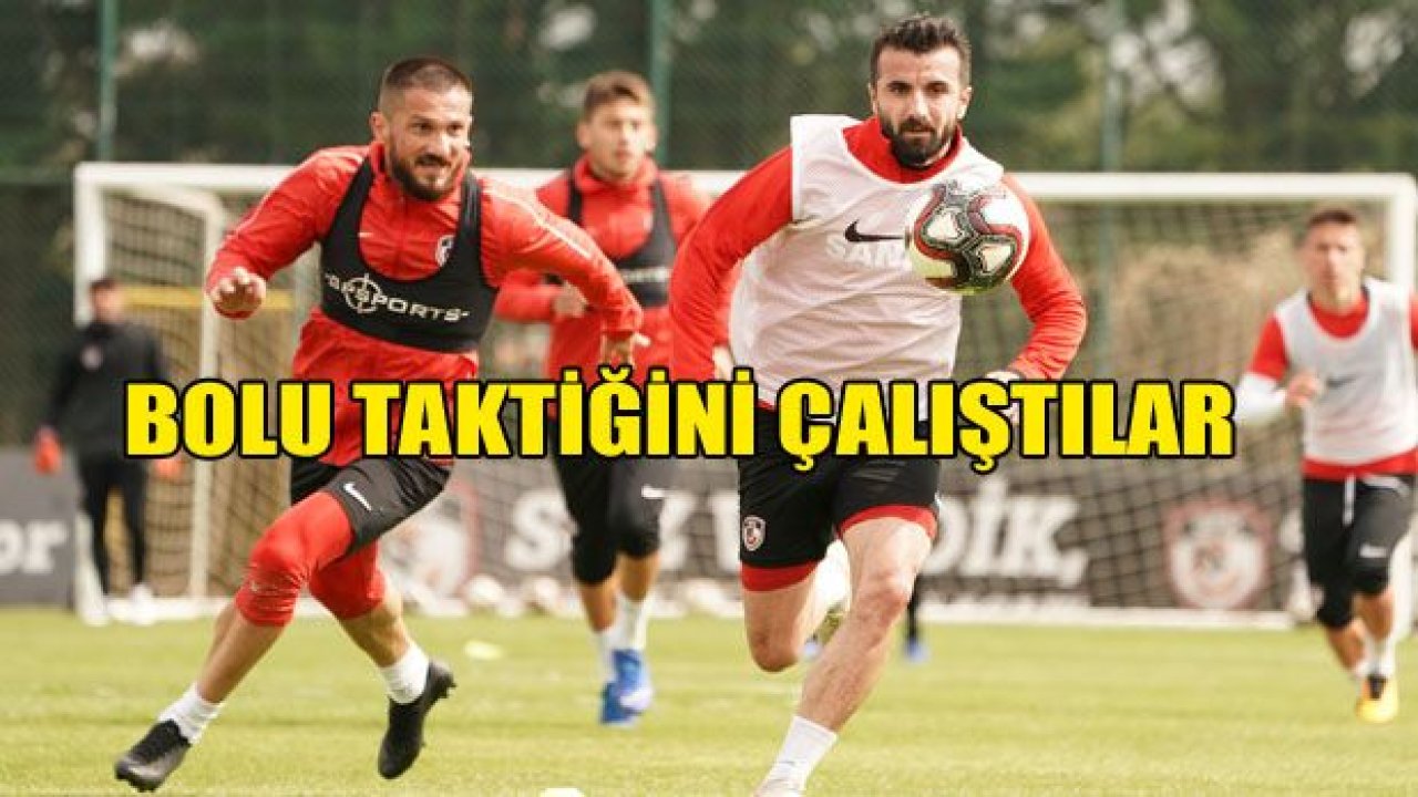 Boluspor taktiğini çalıştılar