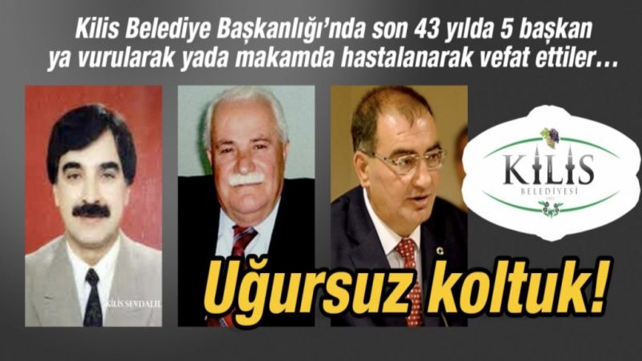 Kilis'te 'Uğursuz koltuk'!