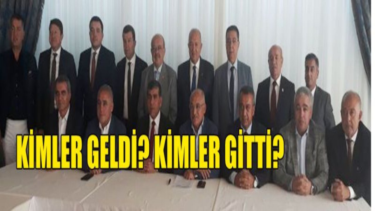 GAZİŞEHİR'DE KİMLER GELDİ? KİMLER GİTTİ?