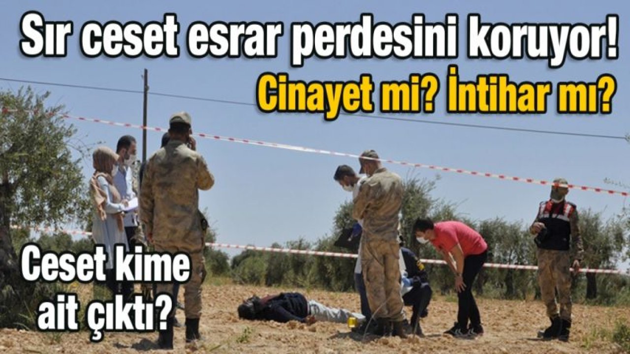 Sır ceset esrar perdesini koruyor!  Cinayet mi? İntihar mı?  Ceset kime ait çıktı?