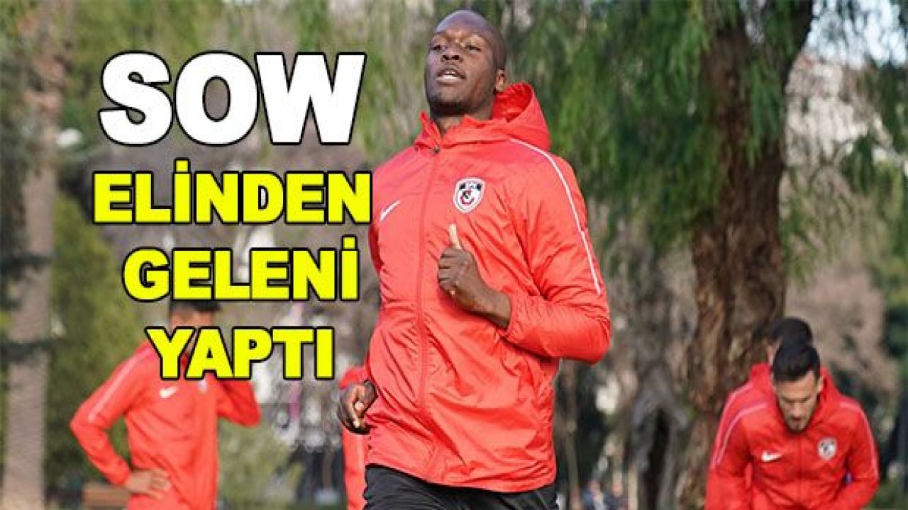 Moussa Sow elinden geleni yaptı