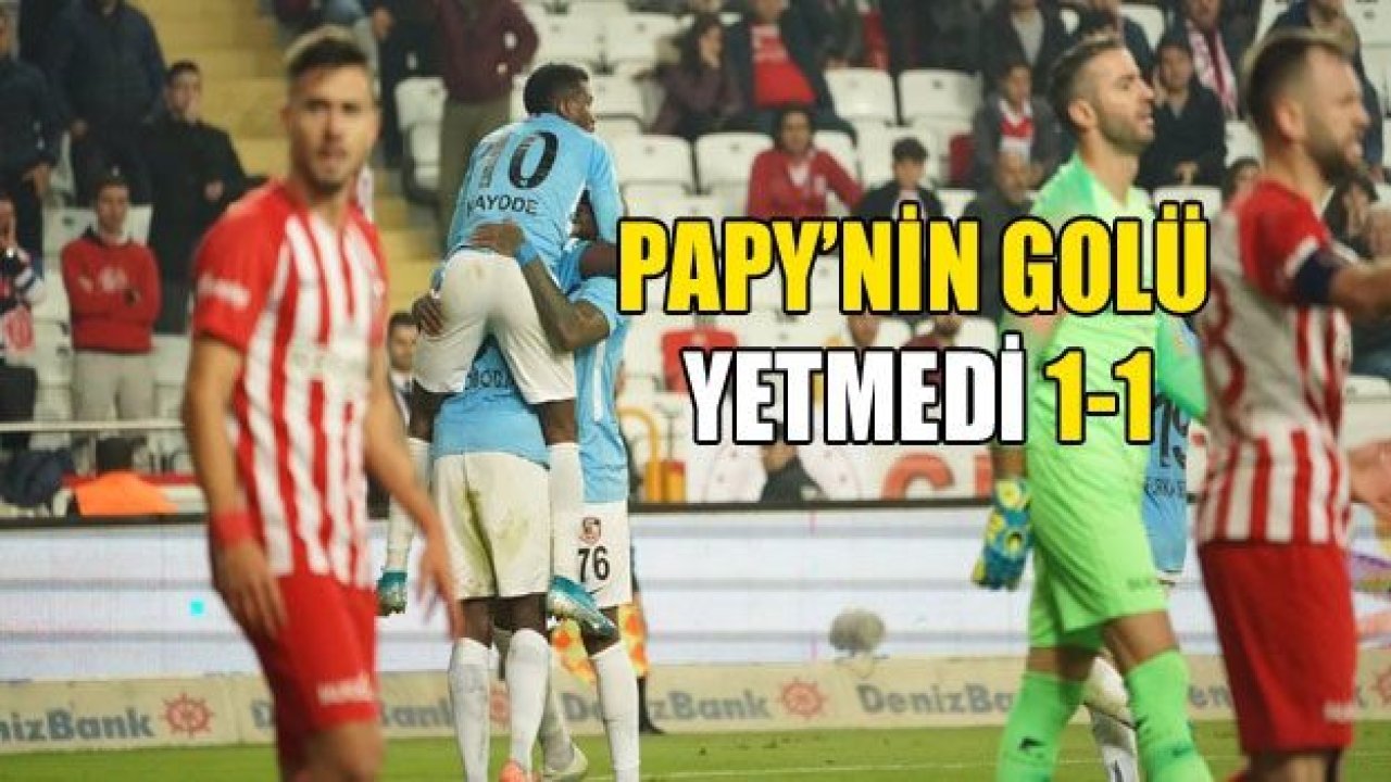 DJİLOBODJİ’nin GOLÜ YETMEDİ 1-1