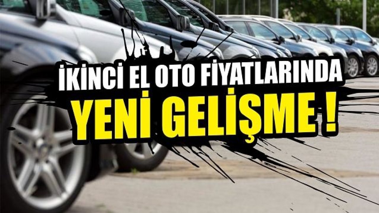 İkinci el araç pazarında fiyatları düştü