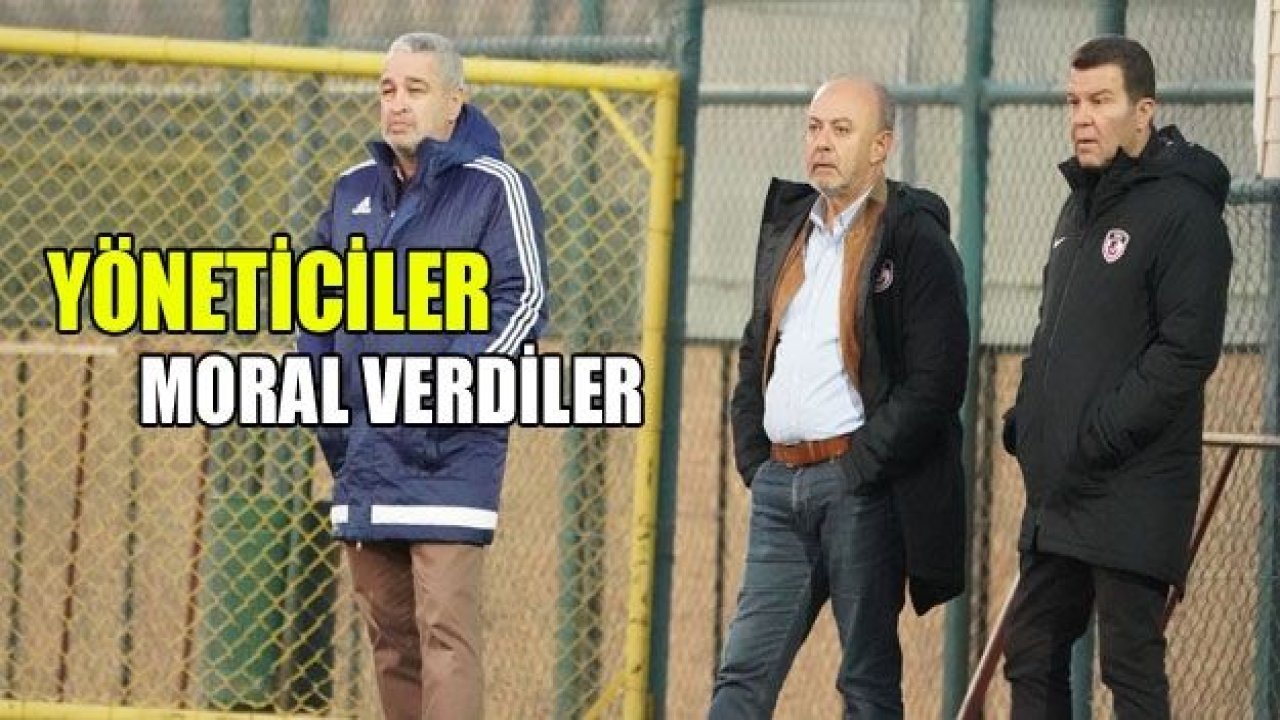 YÖNETİCİLER MORAL VERDİLER