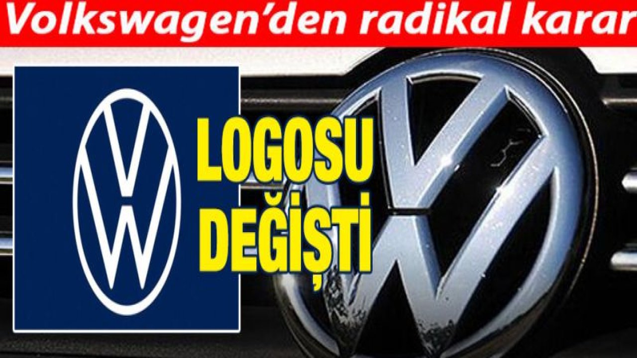 Volkswagen logosunu değiştirdi