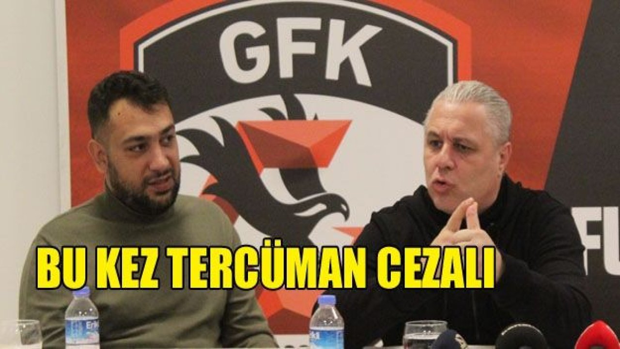 Tercüman Oğuzhan’a 1 maç ceza