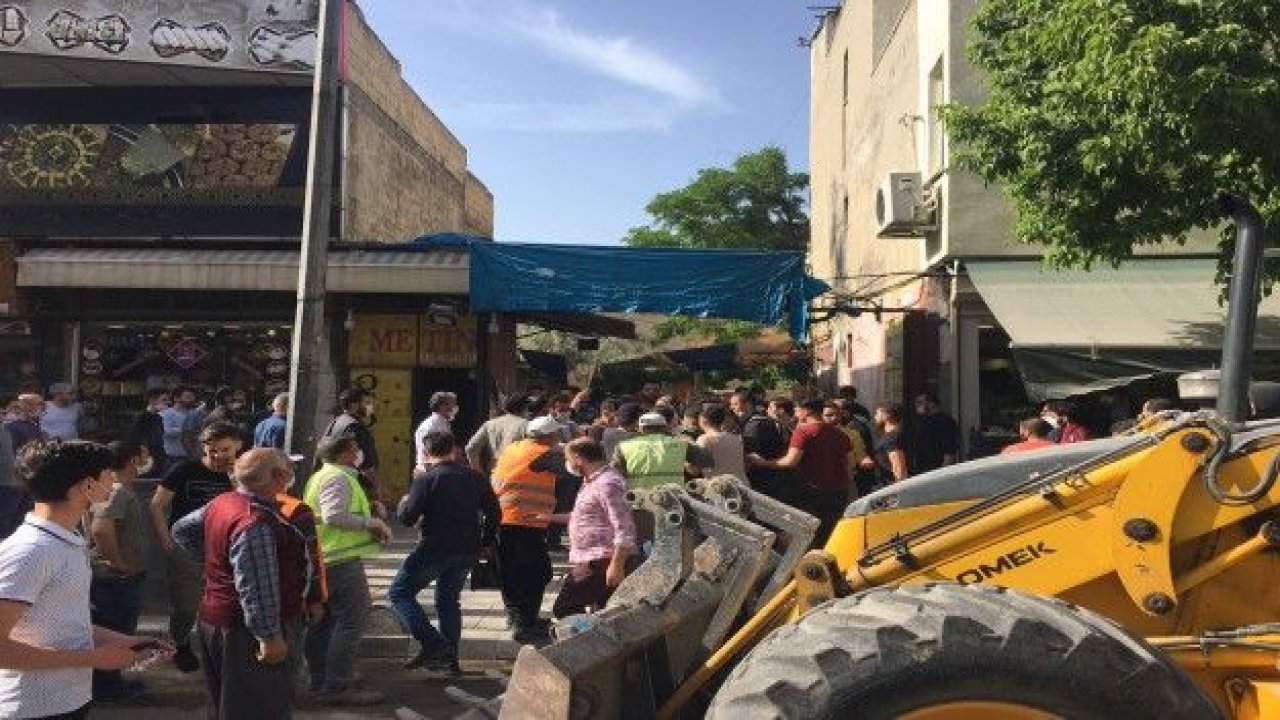 Gaziantep İnönü Caddesi’nde sosyal mesafe dinlenmiyor!