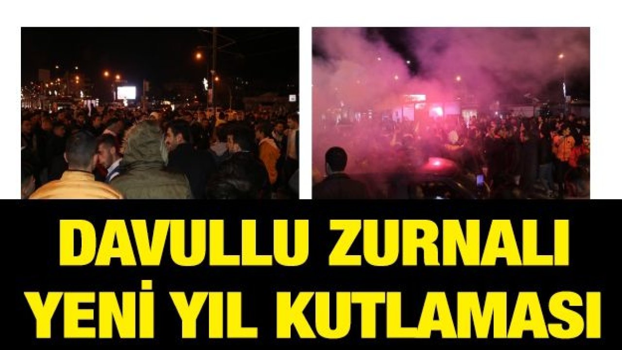 Davullu zurnalı yeni yıl kutlaması