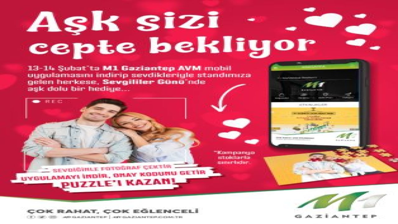 M1 GAZİANTEP'TEN AŞK DOLU PUZZLE