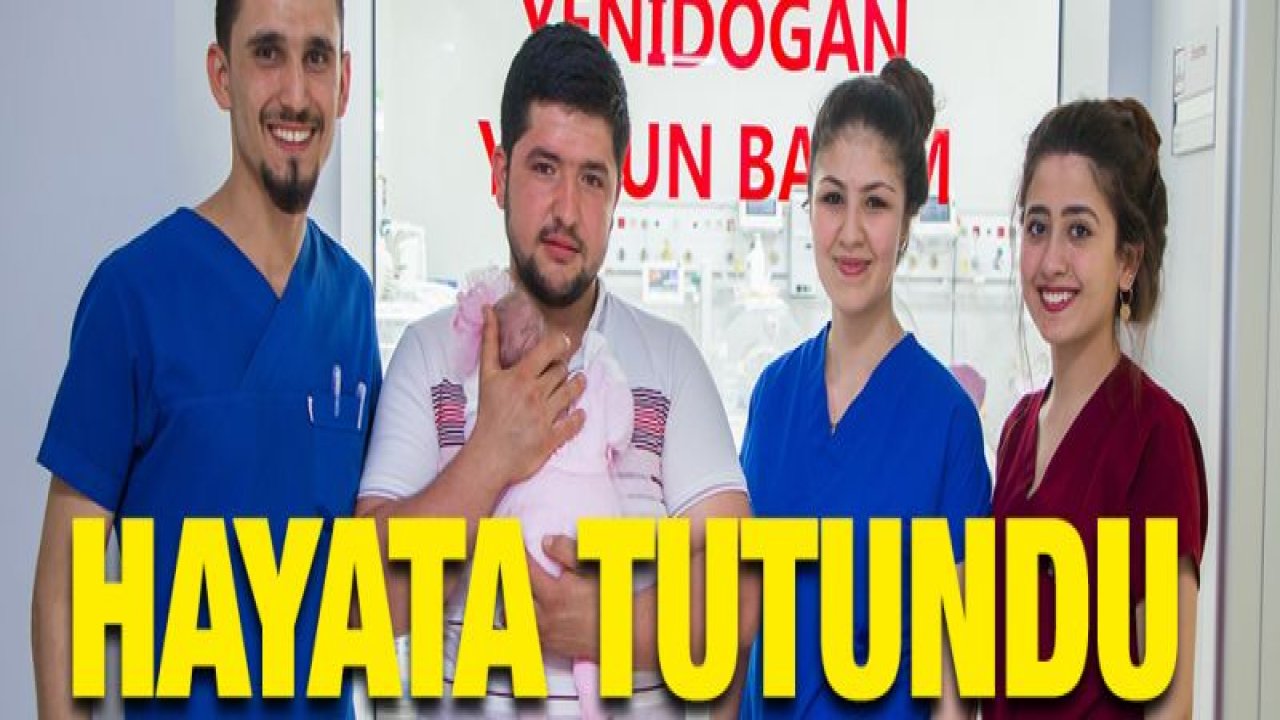 Parmak bebek yaşam mücadelesini kazandı