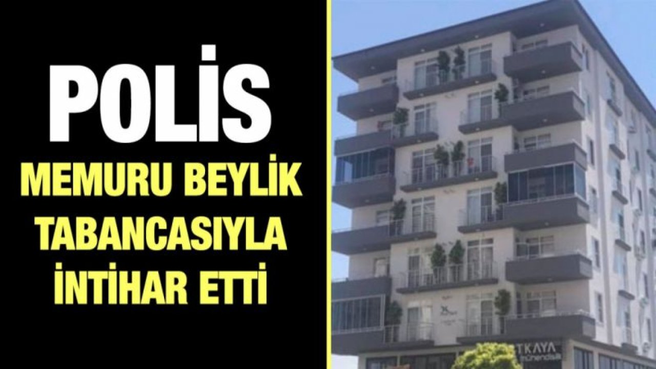 Polis memuru beylik tabancasıyla intihar etti