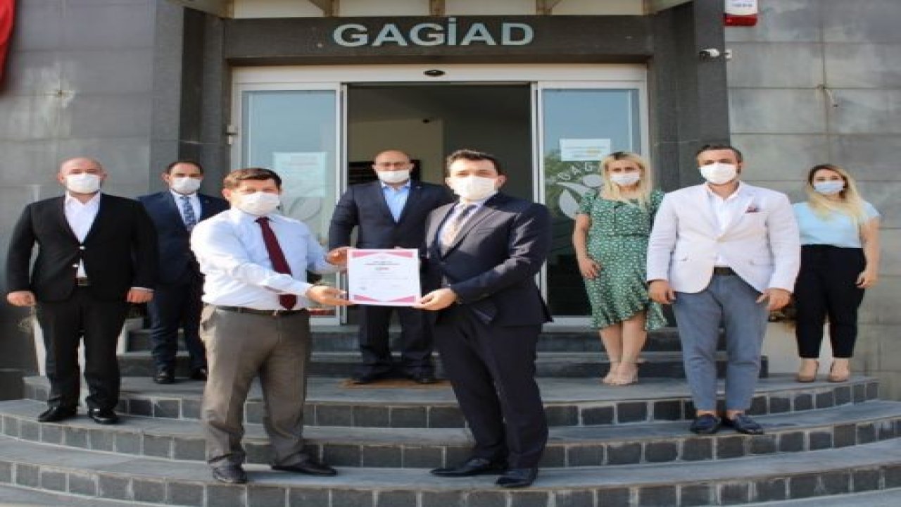 GAGİAD TSE Covid-19 Belgelesini alan ilk dernek oldu