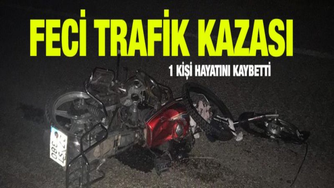 Gaziantep'te motosiklet ile otomobil çarpıştı: 1 ölü