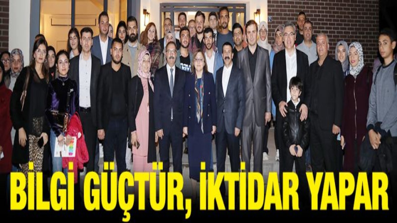 BAŞKAN ŞAHİN, ÜNİVERSİTE ÖĞRENCİLERİYLE BULUŞTU