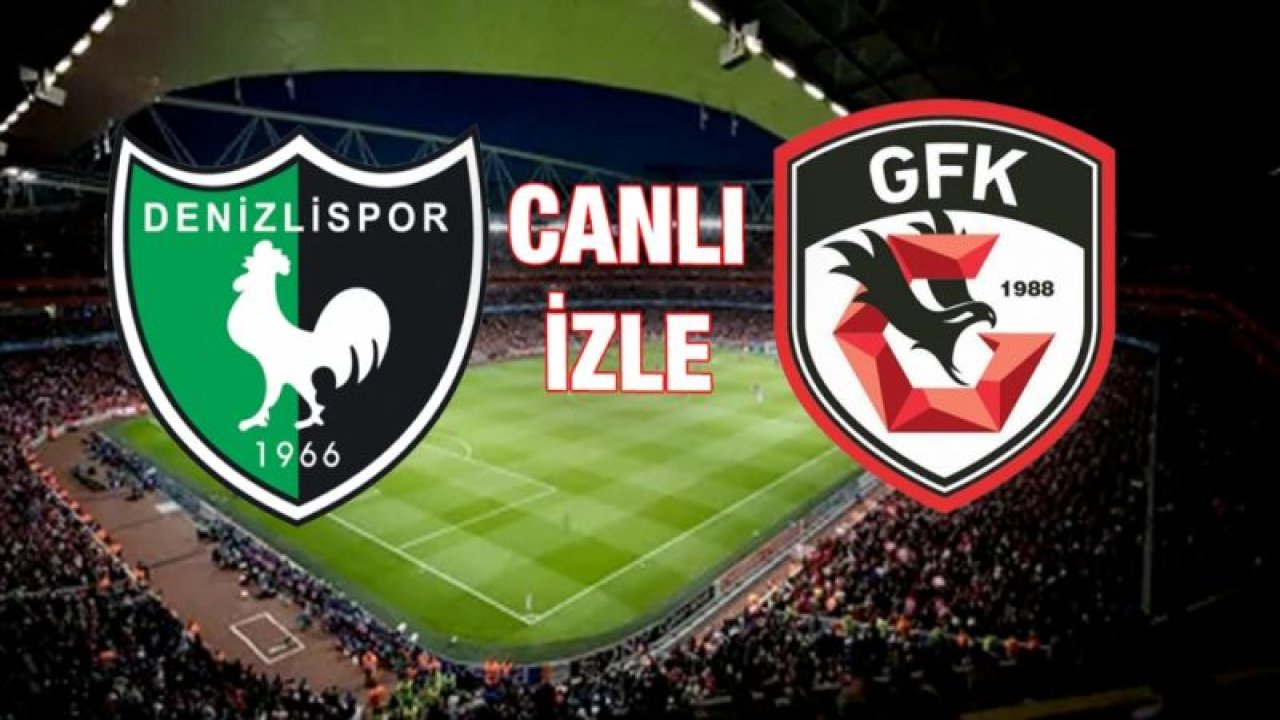 Canlı İzle...Maç Sonucu...Denizlispor 0-1 Gaziantep Fk Galip...Denizlispor - Gaziantep FK canlı anlatım...DenizlisporTFF Süper Lig’in 9. hafta maçında Denizlispor kendi sahasında Gaziantep FK ile karşı karşıya.Denizlispor -