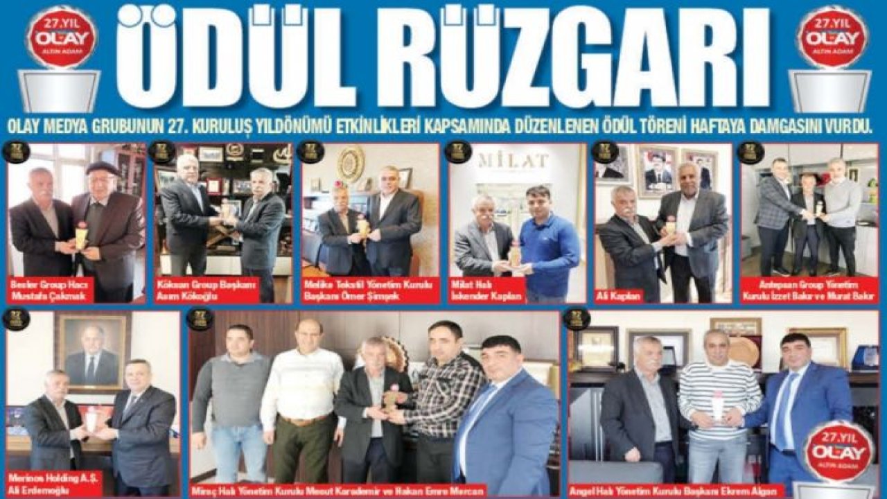 Ödül rüzgârı