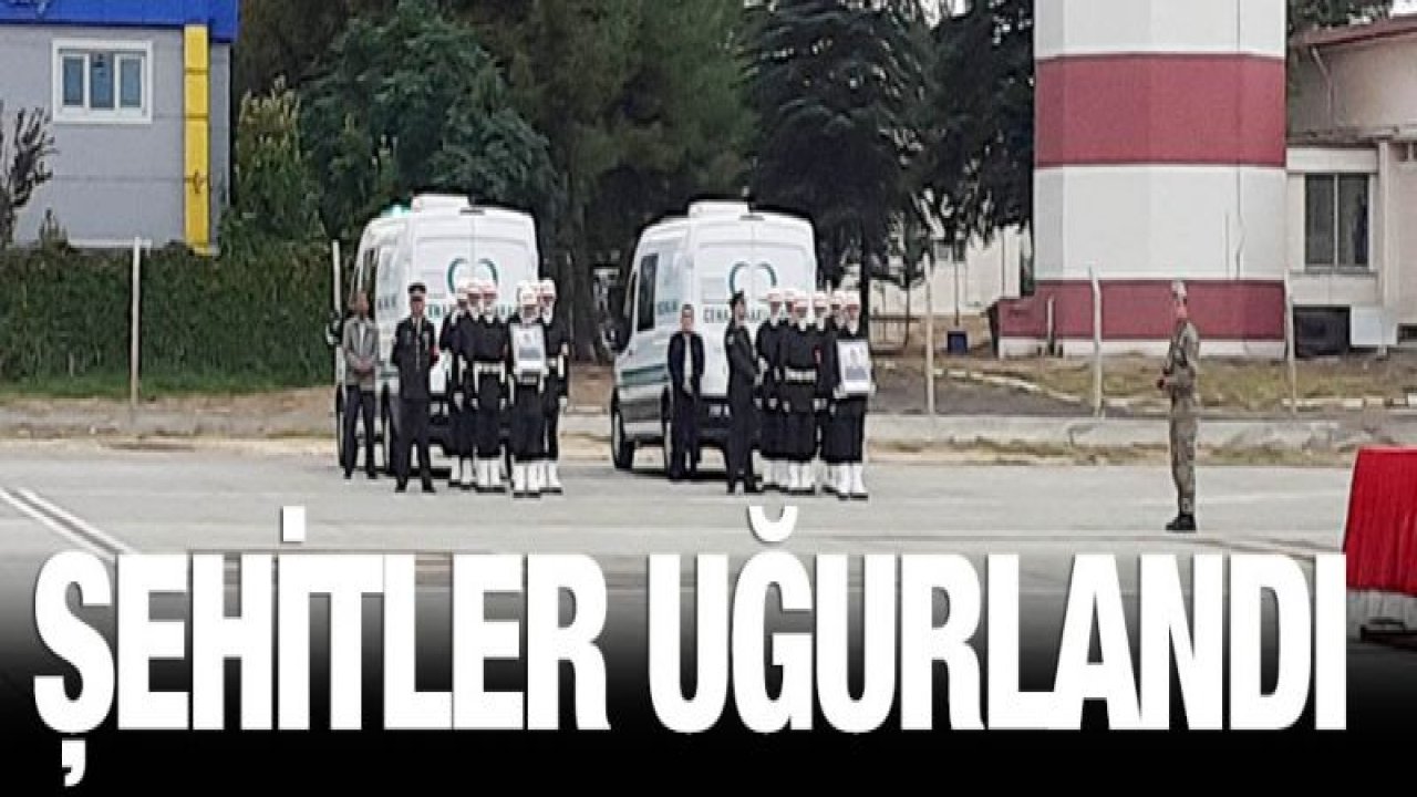 Şehitler Gaziantep'ten memleketlerine uğurlandı