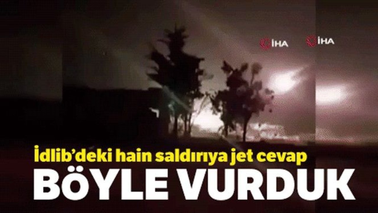 Haince Askerlerimizi Şehit Eden Rejim Güçleri Böyle Bombalandı...İdlib'deki hedefler vuruldu..!