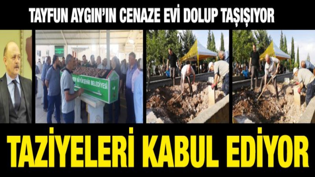 Tayfun Aygın'ın cenaze evi dolup taşışıyor