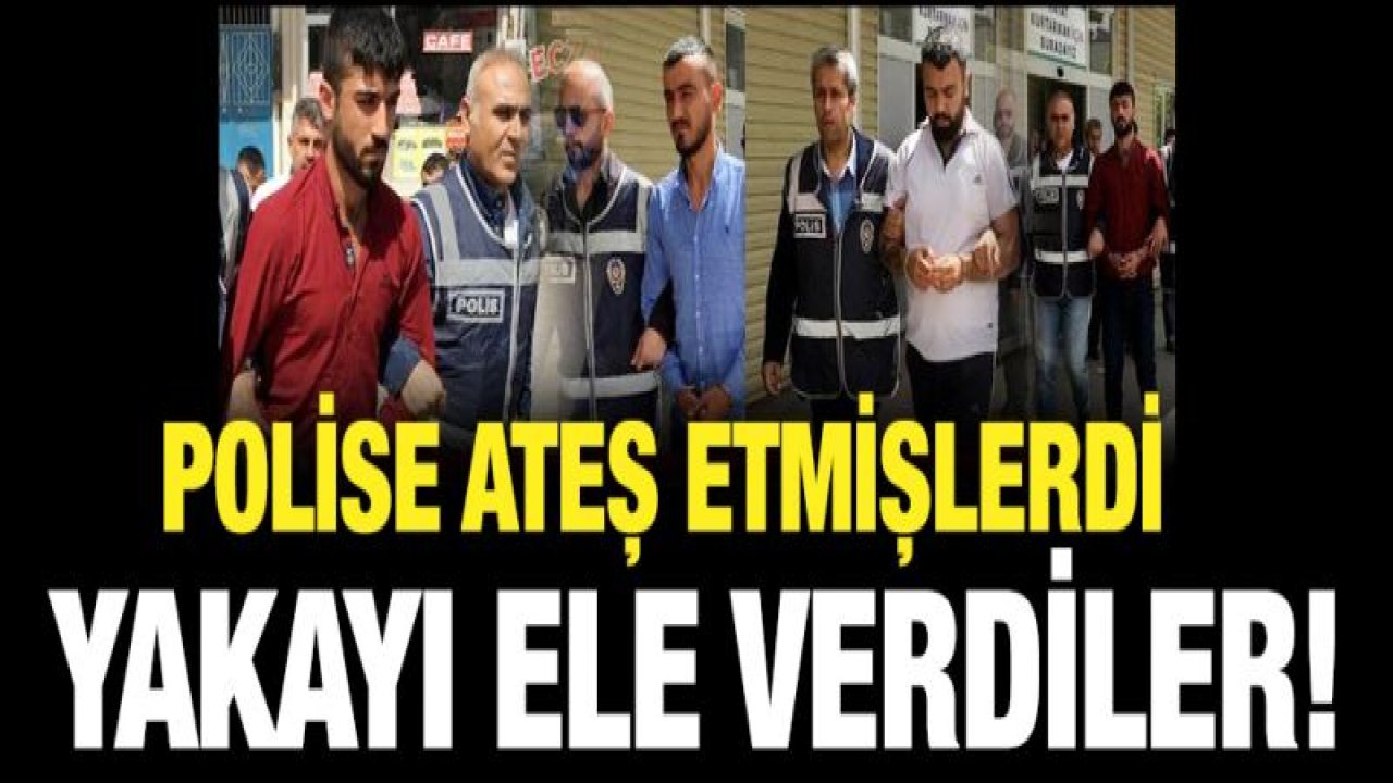 Polise ateş eden saldırganlar yakayı ele verdi