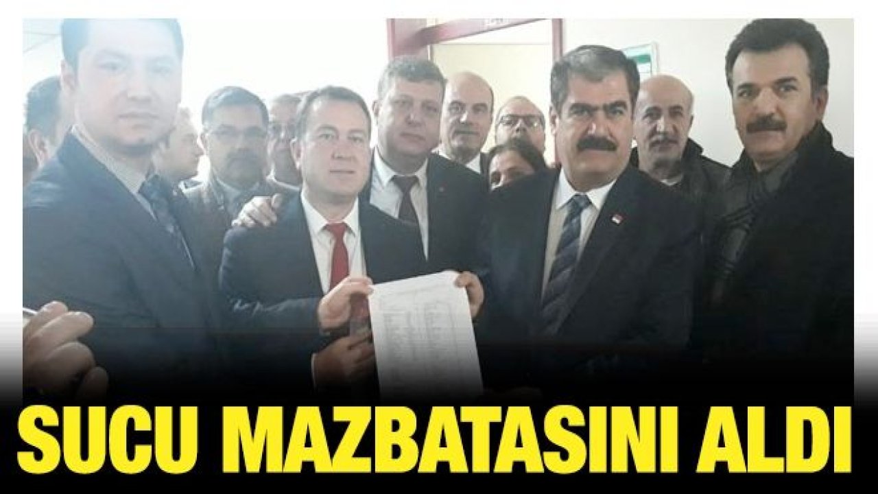 Hayri Sucu mazbatasını aldı