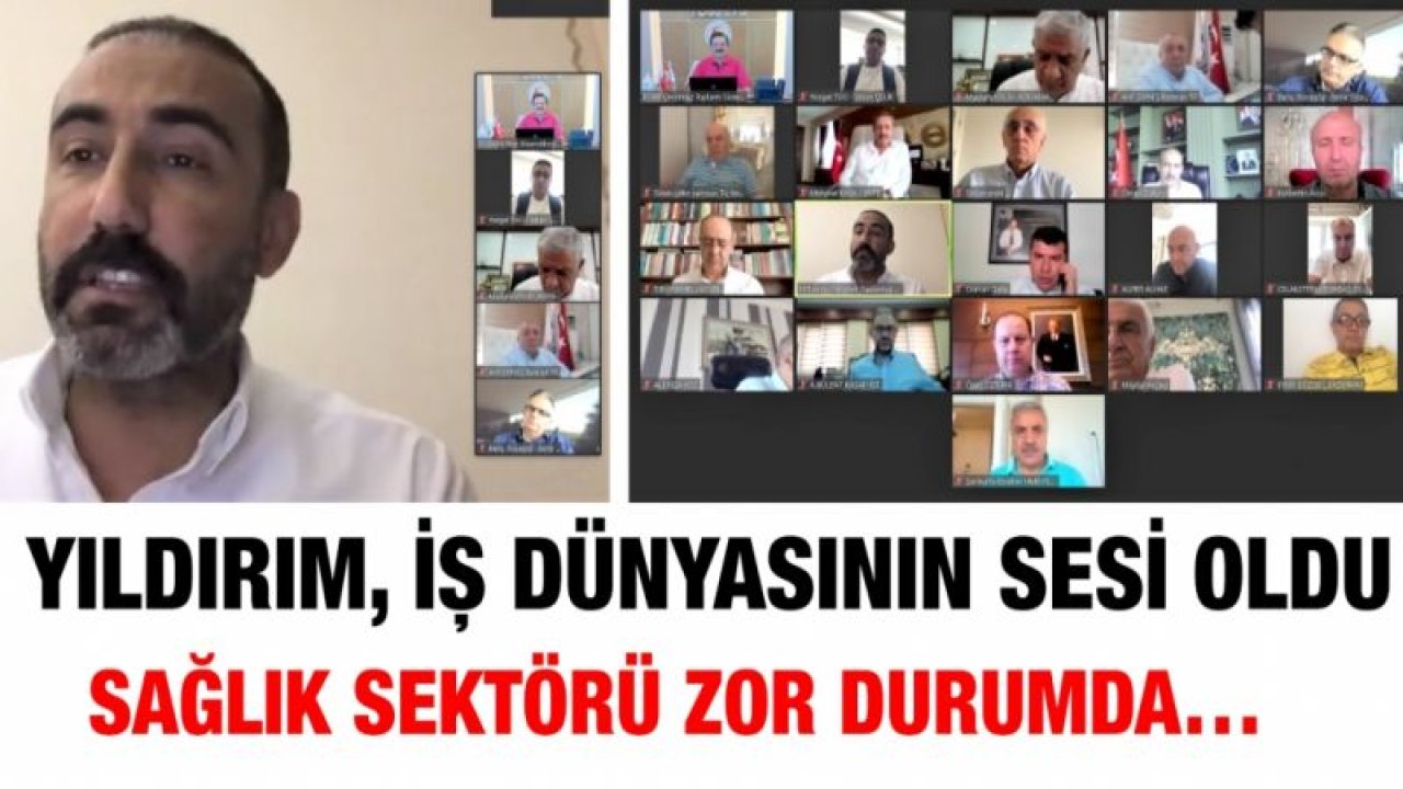 YILDIRIM, İŞ DÜNYASININ SESİ OLDU