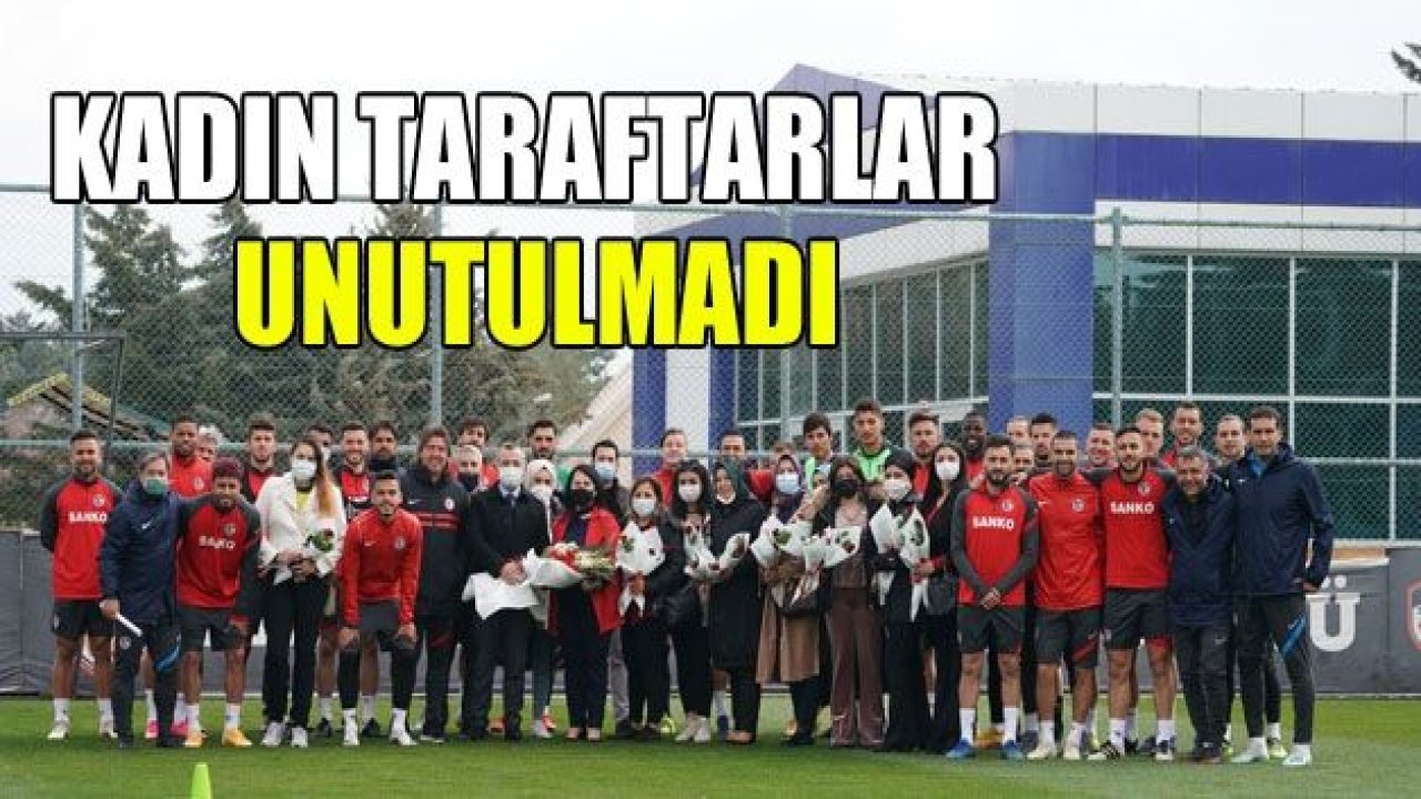 Kadın taraftarlar misafir oldu