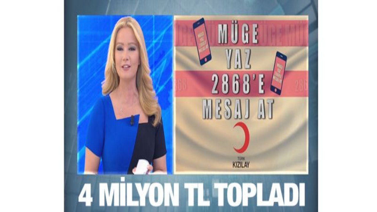 Müge Anlı'da '˜Aşevi' kampanyasına 4 milyon lira bağış toplandı