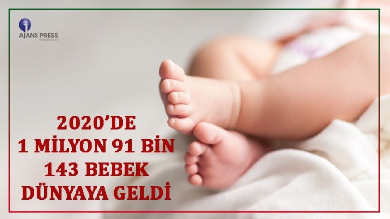 2020’De 1 Milyon 91 Bin 143 Bebek Dünyaya Geldi