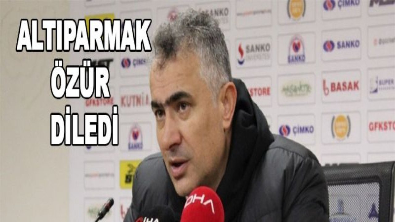 Mehmet Altıparmak özür diledi