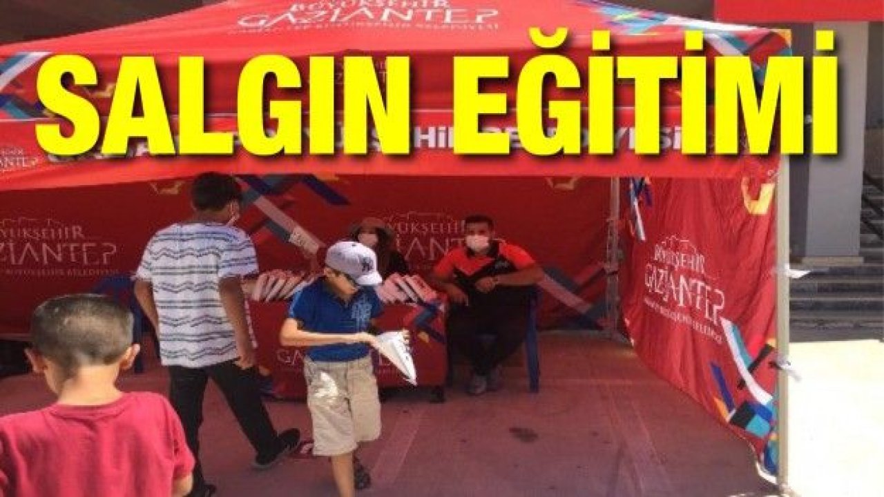 Büyükşehir belediyesi öğrencileri ve velileri salgına dönük eğitimlerle bilinçlendiriyor