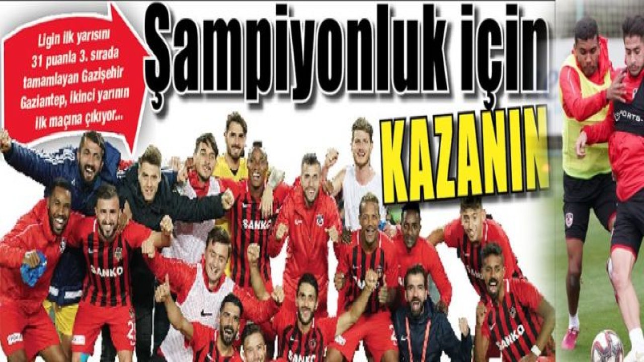 Şampiyonluk için kazanın