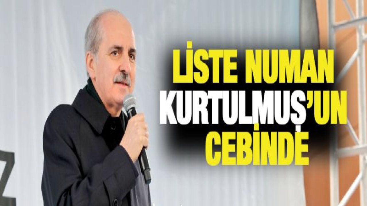 AK Parti'de meclis üyelerinde Kurtulmuş ağırlığı