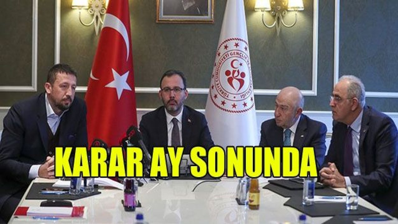 Ligler için karar ay sonunda!