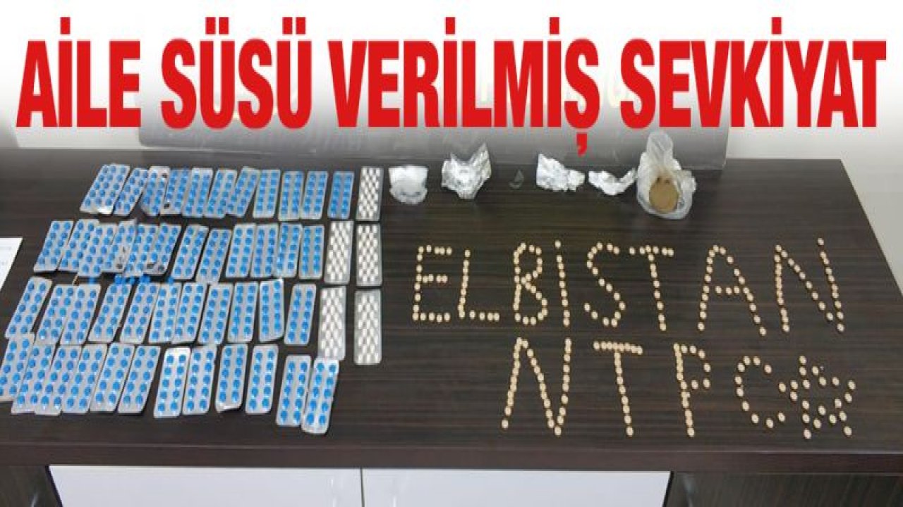 Aile süsü vererek uyuşturucu sevkiyatı polise takıldı