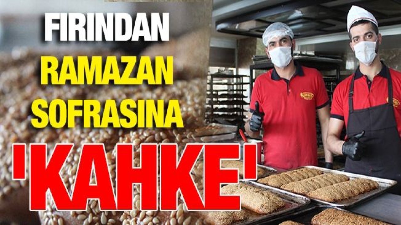 Fırından Ramazan sofrasına 'kahke'