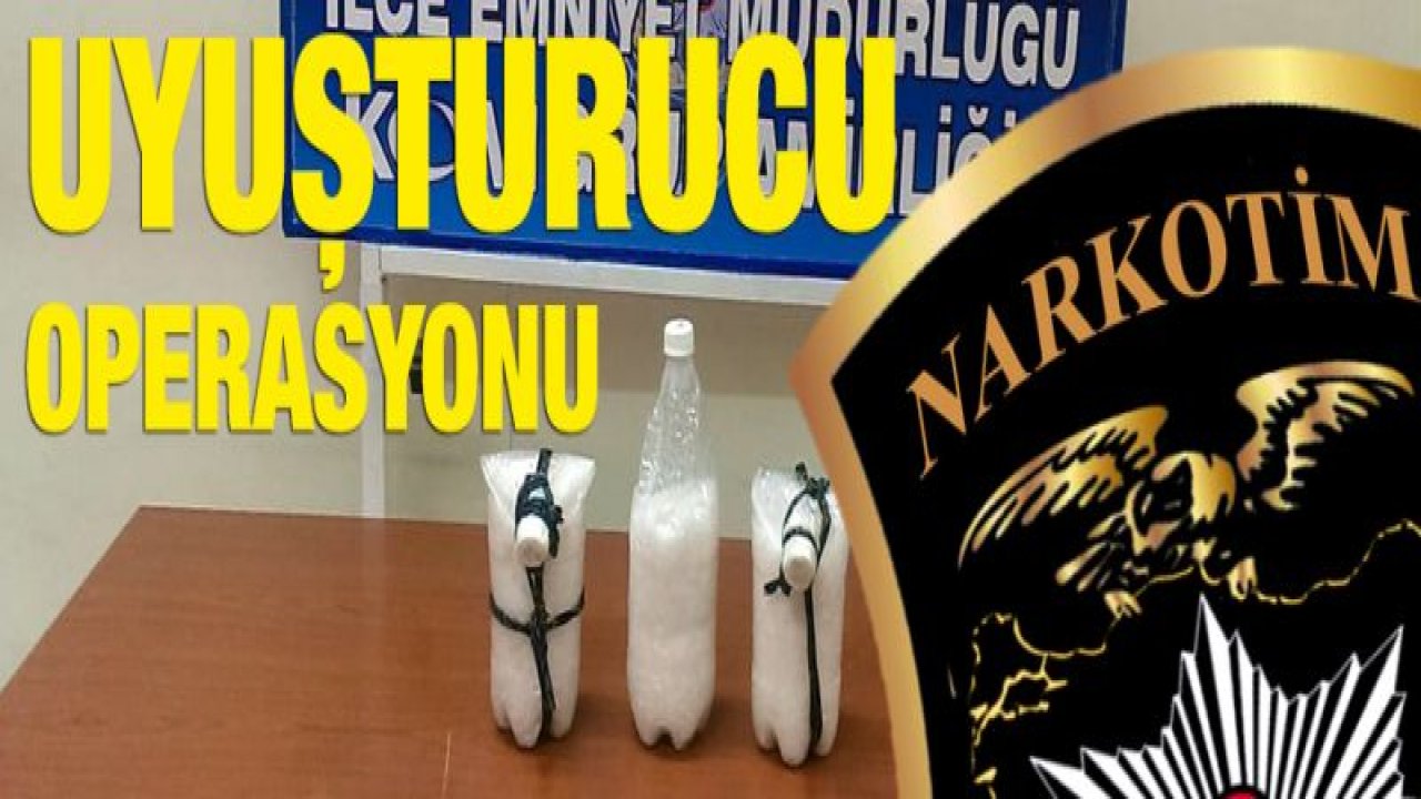 Durdurulan araçta 2 kilo 205 gram uyuşturucu yakalandı