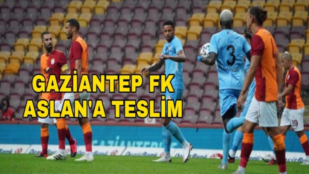 GAZİANTEP FK, 3-1 MAĞLUP BAŞLADI