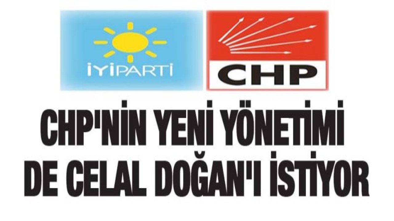 'Çatı aday' Celal Doğan