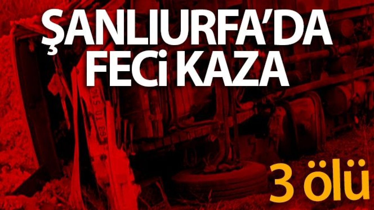 Feci Kaza...Kamyonlar kafa kafaya çarpıştı: 3 ölü, 1 yaralı