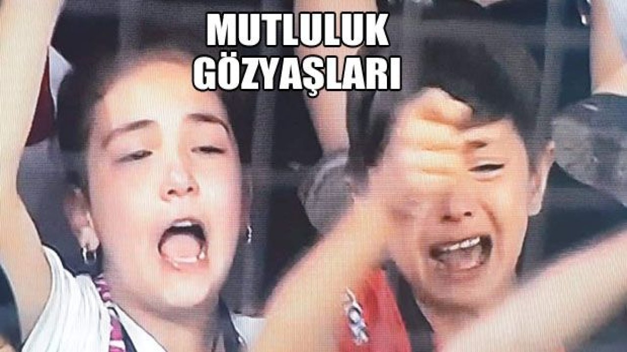 Çocukların mutluluk gözyaşları