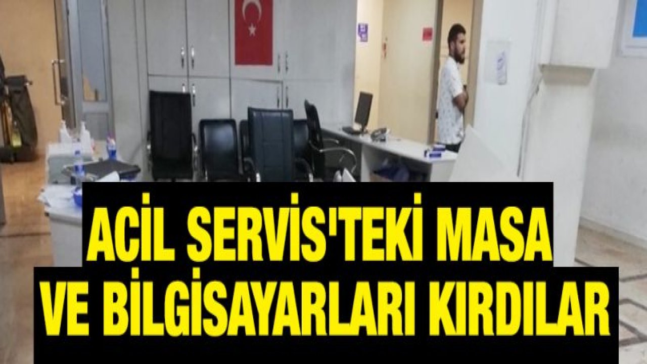 Ersin Aslan Devlet Hastanesinde dehşet saçtı!