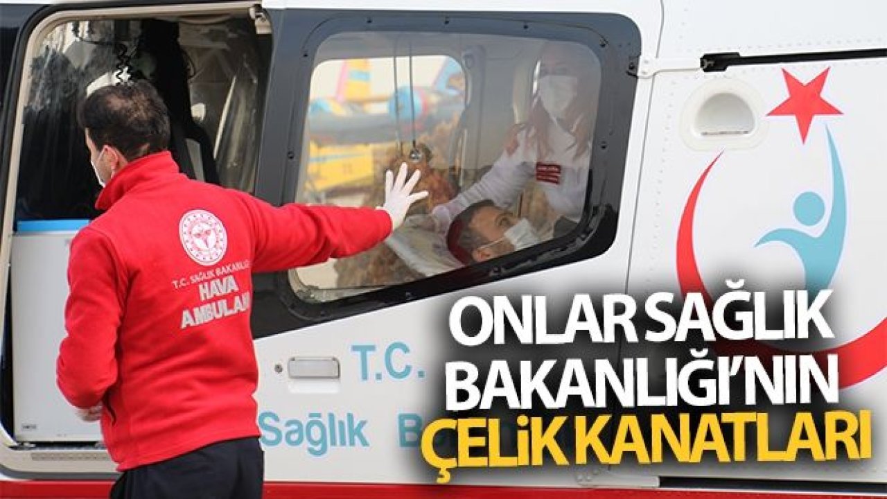 Onlar Sağlık Bakanlığı'nın “çelik kanatları”