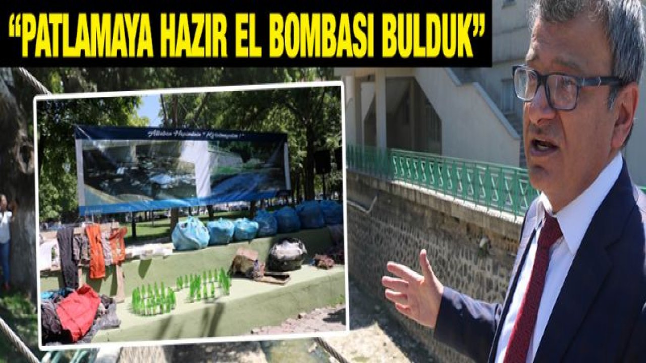 Dereden patlamamış el bombası çıktı