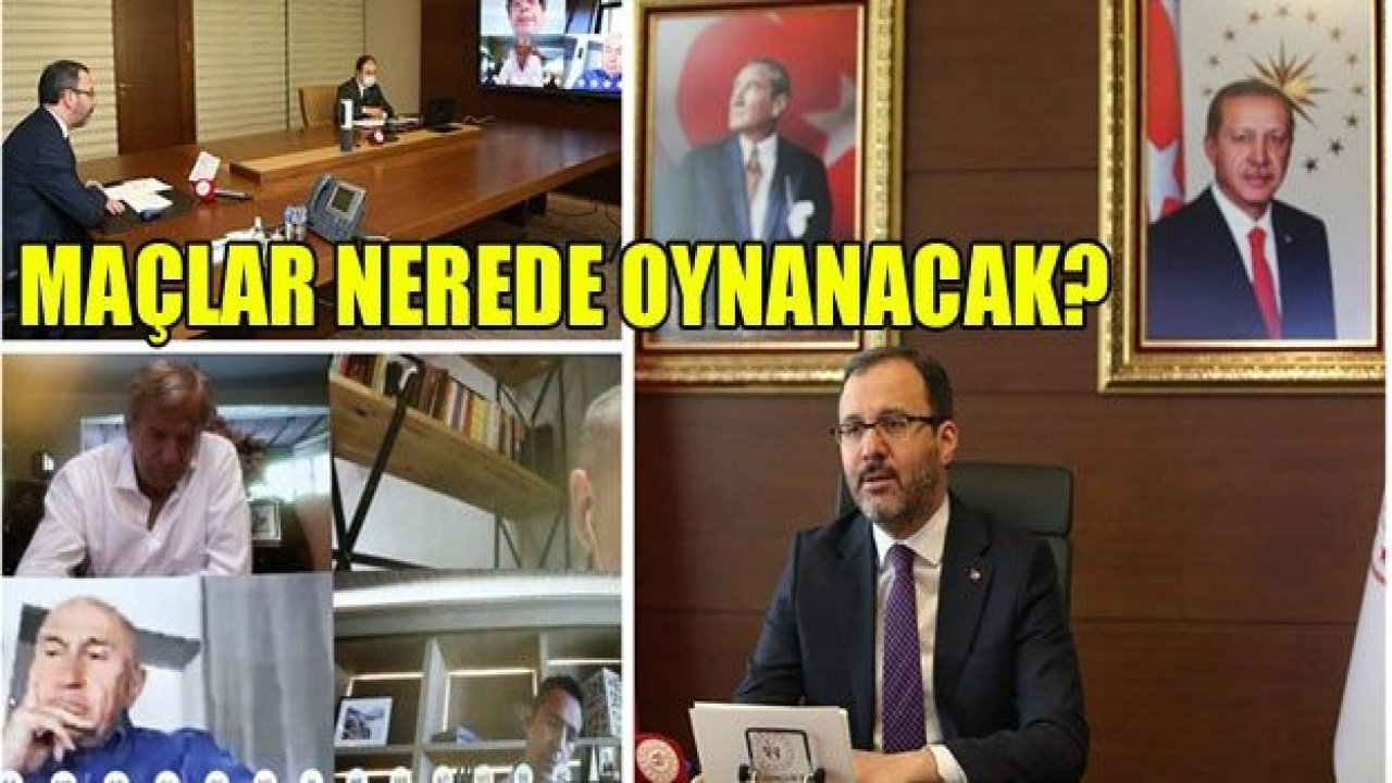 SÜPER LİG MAÇLARI NEREDE OYNANACAK?