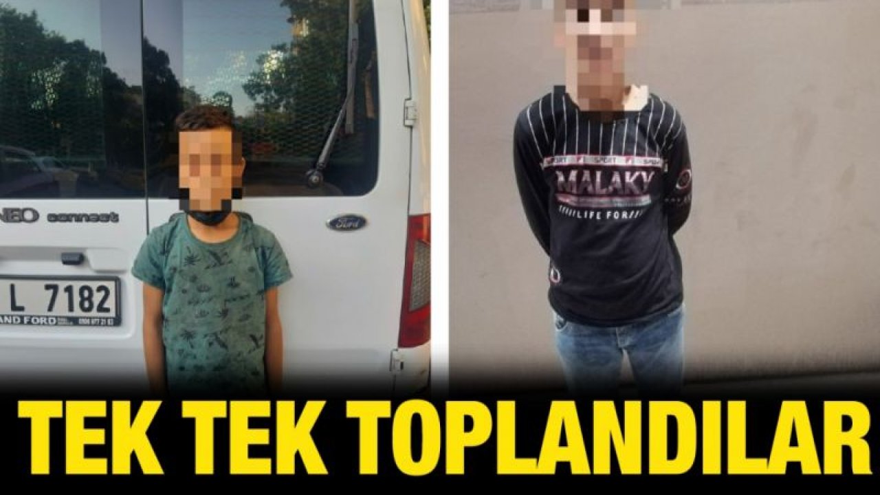 Polisler çocuk dilencileri topladı