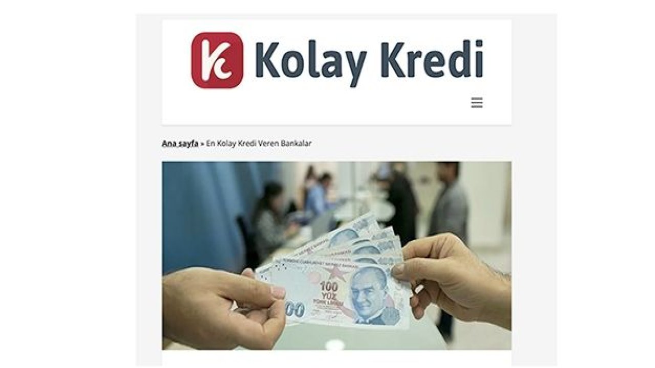 Kolay Kredi İmkanları